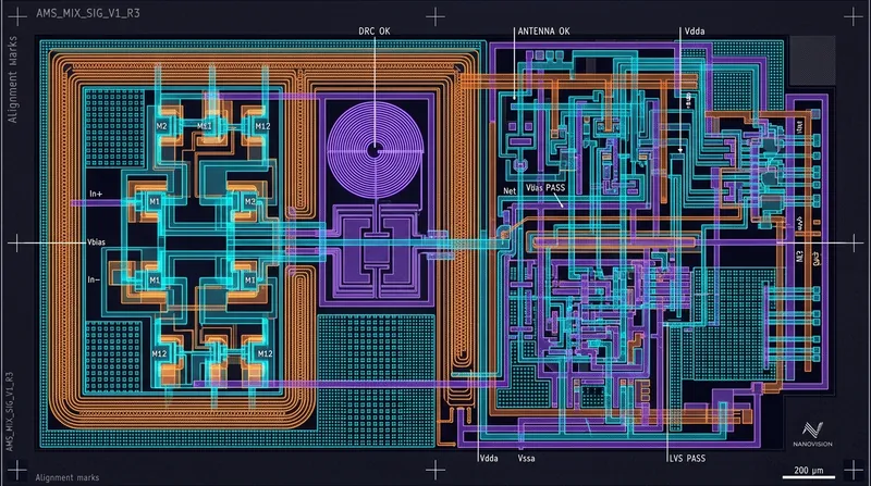 Custom Analog IC Layout & Physical Verification